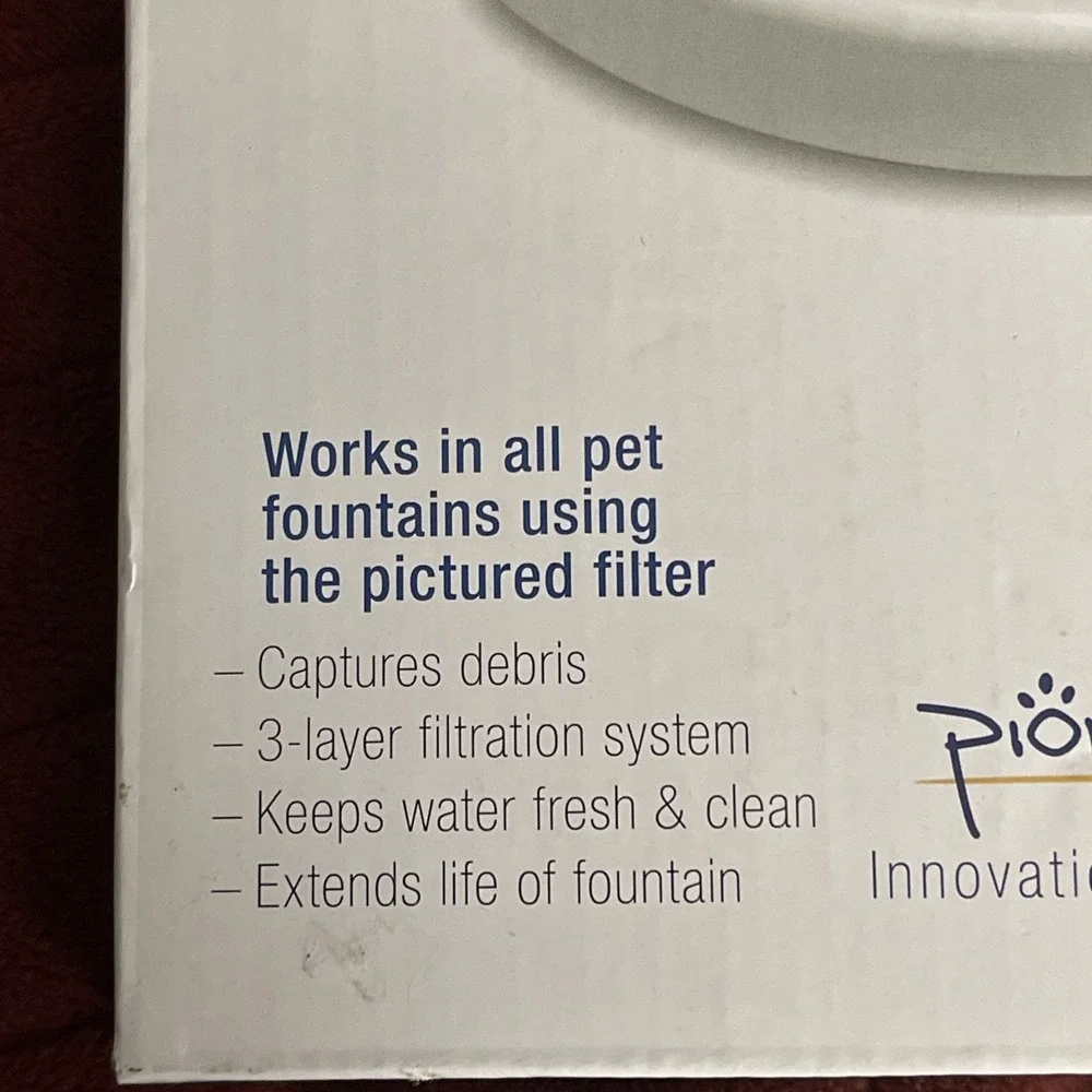 NIB NEW Pioneer Pet 3002 Pet Fountain Replacement Filter - 3‎ Pack DOGS & CATS